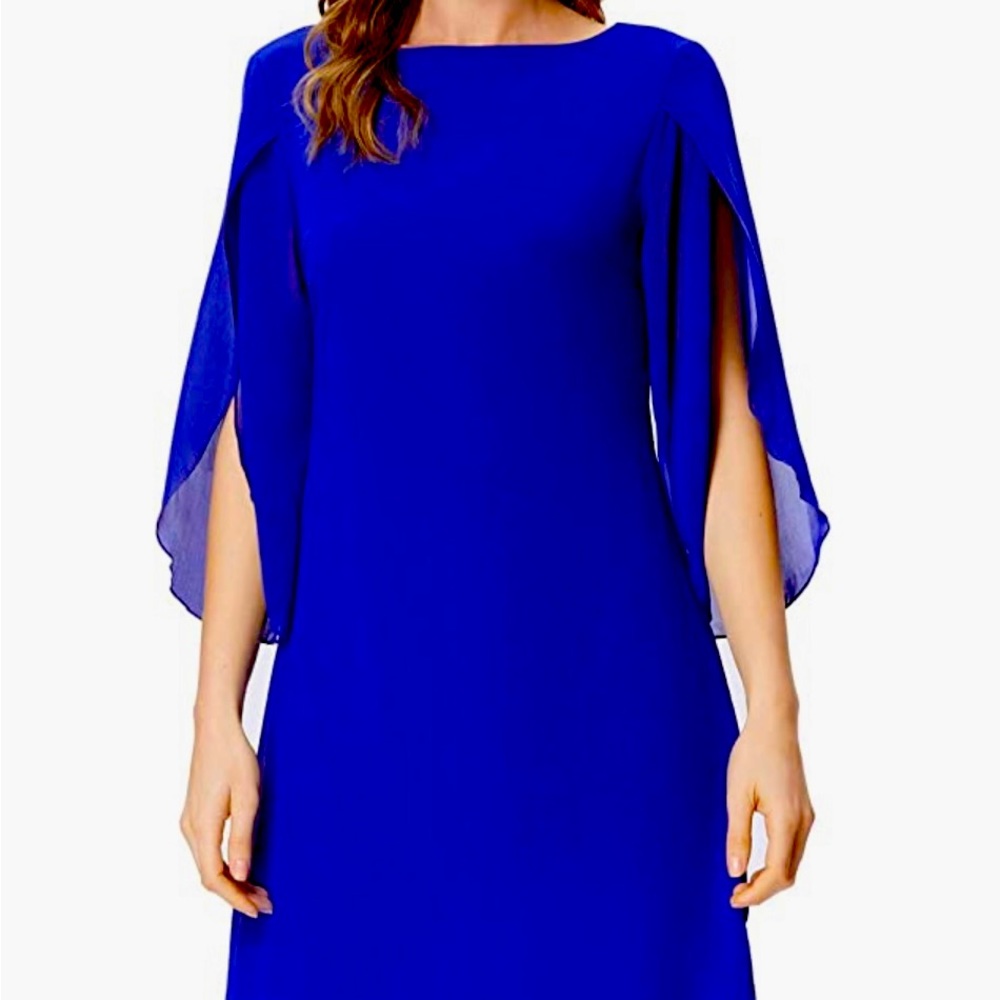 Plus size royal blue dress